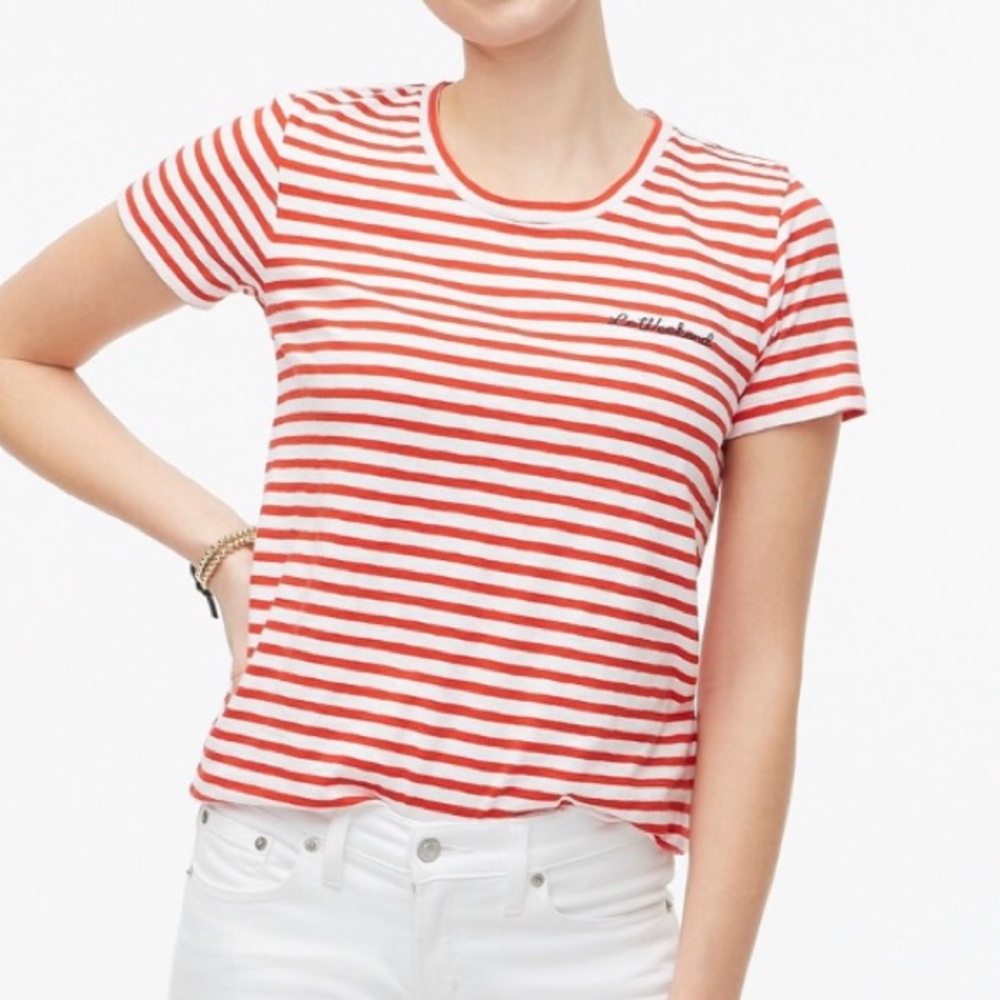 NWT J. Crew Le Weekend Tee